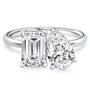 3.50 CTW Toi Et Moi Lab-Grown Diamond Ring in 14K Gold, photo 2