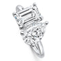 3.50 CTW Toi Et Moi Lab-Grown Diamond Ring in 14K Gold, photo 1