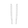 1/10 Ct. T.W. Diamond Threader Earrings in 10K White Gold, photo 1