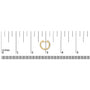 1/3 Ct. T.W. Diamond Criss Cross Huggie Hoop Earrings in 14K Yellow Gold, photo 5