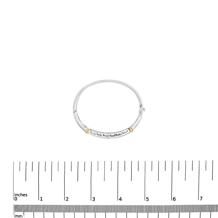1 Ct. T.W. Princess-Cut Diamond Bangle in 14K Two-Tone Gold, photo 5