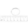 2 1/2 Ct. T.W. Diamond Graduating Floral Cluster Bangle Bracelet in 14K White Gold, photo 5