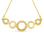 Diamond Accented Graduated Infinity Open Circle Adjustable Bolo Bracelet in 10K Yellow Gold over Sterling Silver, photo 5