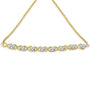 1/10 Ct. T.W. Diamond Heart and X-Link Adjustable Bolo Bracelet in 10K Yellow Gold over Sterling Silver, photo 3
