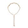 Pulsera bolo de eslabones de corazón y ola con detalle de diamante en plata de ley, foto 11