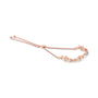 Pulsera bolo ajustable trenzada con engaste de canal y detalle de diamante en plata de ley, foto 7