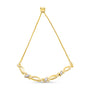 Diamond Accent Alternating Swirl Link Bolo Bracelet in Sterling Silver, photo 11