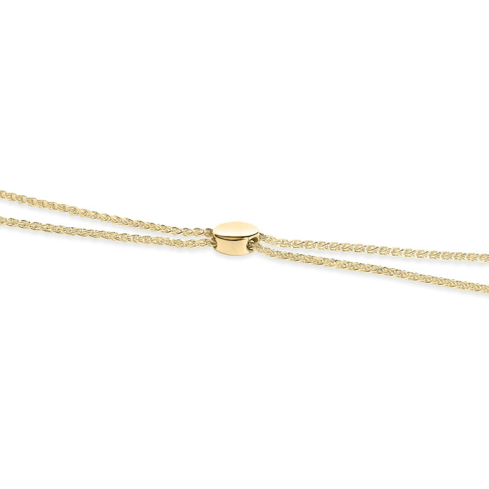 Pulsera bolo de eslabones alternos en forma de marquesa y corazón con detalle de diamante en plata de ley, foto 6