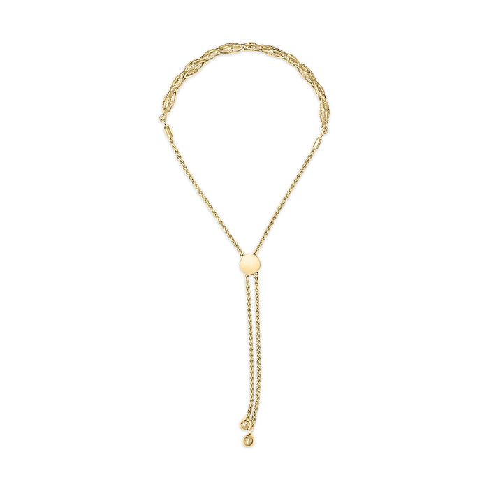 Pulsera bolo de eslabones alternos en forma de marquesa y corazón con detalle de diamante en plata de ley, foto 12