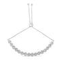Pulsera bolo con diamantes de 0.1 ct. p.t. en plata de ley, foto 5
