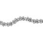 Pulsera bolo ajustable de eslabones marquesa con diamantes de 1/4 ct. p.t. en plata de ley, foto 4