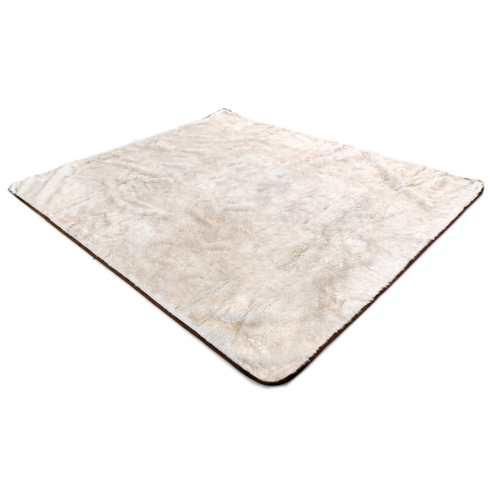 Manta impermeable PupProtector Summer de pelo corto, blanco con detalles marrones, foto 11