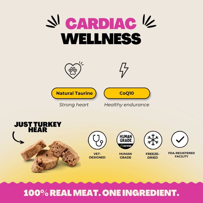 Freeze-Dried Turkey Heart Dog Treats, photo 3
