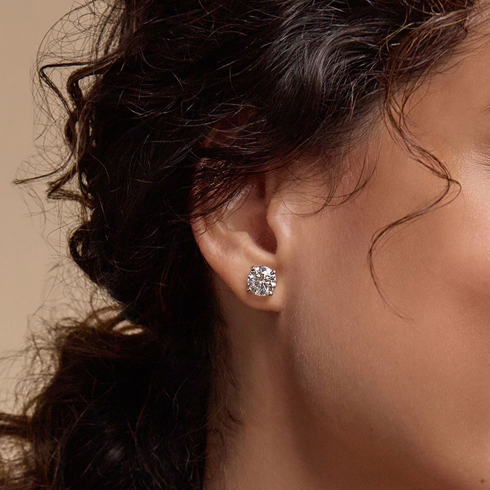6 CTW Lab-Grown Diamond Stud Earrings in 14K Gold, photo 10