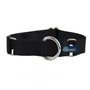 Collar martingala para perro de nailon negro, 5/8 pulg. y 1 pulg. de ancho, foto 1