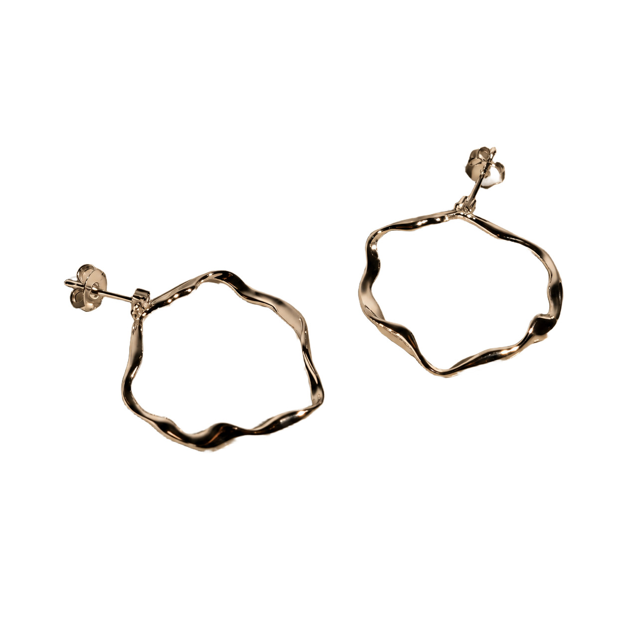 Halo Cubic Zirconia Hoop Earrings, photo 1