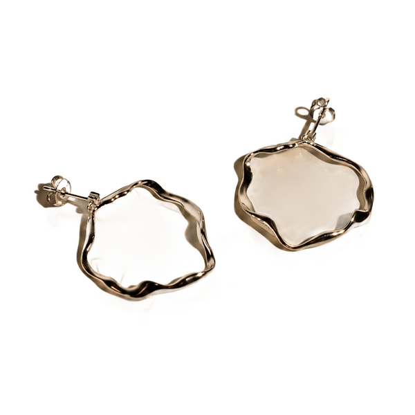 Halo Cubic Zirconia Hoop Earrings, photo 1