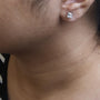 1 1/2 Ct. T.W. Clarity Enhanced Princess-Cut Diamond Solitaire Stud Earrings in 14K White Gold, photo 3