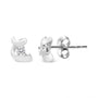 1/10 Ct. T.W. Round Brilliant-Cut Diamond Espira Swirls Solitaire Push Back Stud Earrings in 10K Gold, photo 8