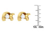 1/10 Ct. T.W. Round Brilliant-Cut Diamond Espira Swirls Solitaire Push Back Stud Earrings in 10K Gold, photo 12