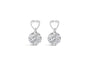 1 1/4 Ct. T.W. Round-Cut Diamond Earrings in 14K White Gold, photo 1