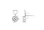1 1/4 Ct. T.W. Round-Cut Diamond Earrings in 14K White Gold, photo 4