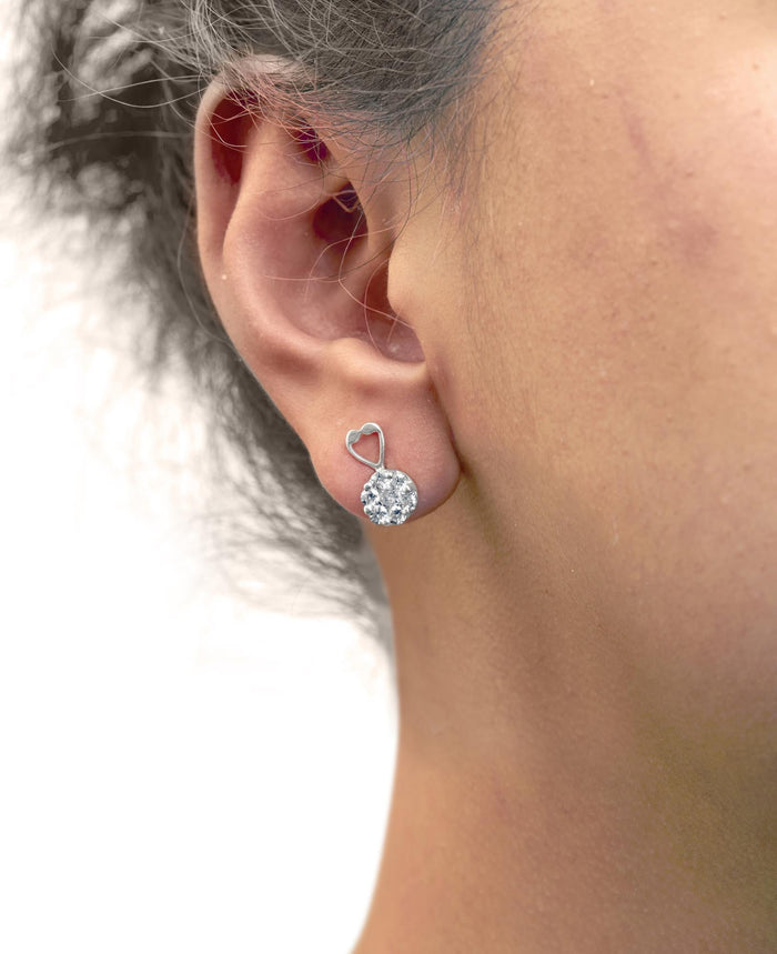1 1/4 Ct. T.W. Round-Cut Diamond Earrings in 14K White Gold, photo 3