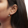 1 Ct. T.W. Princess-Cut Diamond Earrings in 14K Yellow Gold, photo 3