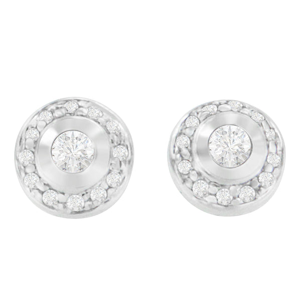 1/3 Ct. T.W. Round-Cut Diamond Earrings in 14K White Gold, photo 1