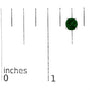Lab-Grown Green Diamond Classic Solitaire Stud Earrings in 14K Gold, photo 26