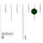 Lab-Grown Green Diamond Classic Solitaire Stud Earrings in 14K Gold, photo 25