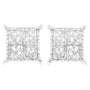 3/4 Ct. T.W. Composite Diamond Stud Earrings in Sterling Silver, photo 1