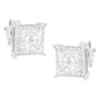 3/4 Ct. T.W. Composite Diamond Stud Earrings in Sterling Silver, photo 4