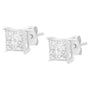 3/4 Ct. T.W. Composite Diamond Stud Earrings in Sterling Silver, photo 5