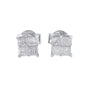 0.60 Ct. T.W. Diamond Stud Earrings in 10K White Gold, photo 1