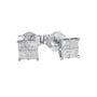 0.60 Ct. T.W. Diamond Stud Earrings in 10K White Gold, photo 2