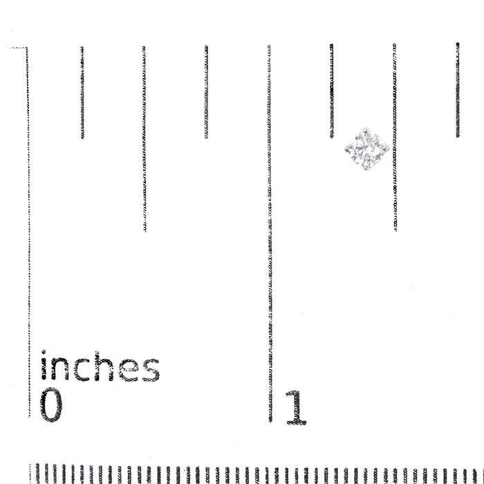 Round Lab-Grown Diamond Classic 4-Prong Solitaire Stud Earrings in Sterling Silver, photo 8