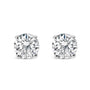 Round Lab-Grown Diamond Solitaire Stud Earrings with Screw Backs in 14K Gold, photo 26