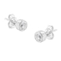 0.30 Ct. T.W. Round Brilliant-Cut Near Colorless Diamond Bezel-Set Stud Earrings in 10K Gold, photo 2