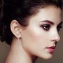2 Ct. T.W. Diamond Hoop Earrings in 10K Yellow Gold-Plated Sterling Silver, photo 3