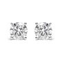 Round Lab-Grown Diamond Solitaire Stud Earrings with Screw Backs in 14K Gold, photo 21
