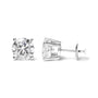 5 Ct. T.W. IGI Certified Lab-Grown Diamond Classic 4-Prong Stud Earrings with Screw Backs in 14K White Gold, photo 4