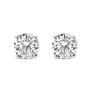 Round Lab-Grown Diamond Solitaire Stud Earrings with Screw Backs in 14K Gold, photo 23