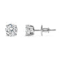 Round Lab-Grown Diamond Solitaire Stud Earrings with Screw Backs in 14K Gold, photo 50