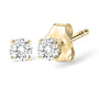 1/2 Ct. T.W. Lab-Grown Diamond Solitaire Stud Earrings in 14K Gold, photo 1
