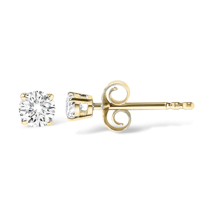 1/2 Ct. T.W. Lab-Grown Diamond Solitaire Stud Earrings in 14K Gold, photo 6
