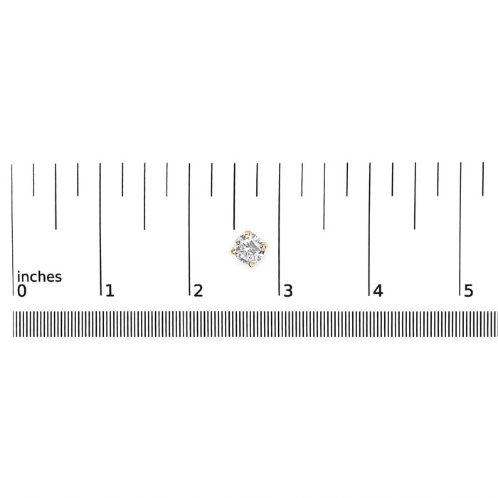 1/2 Ct. T.W. Lab-Grown Diamond Solitaire Stud Earrings in 14K Gold, photo 8
