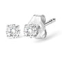 1 Ct. T.W. Lab-Grown Diamond Solitaire Stud Earrings in 14K Gold, photo 3