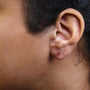 1 Ct. T.W. Lab-Created Round Brilliant-Cut Pink Diamond Classic 4-Prong Solitaire Stud Earrings in 10K White Gold, photo 3