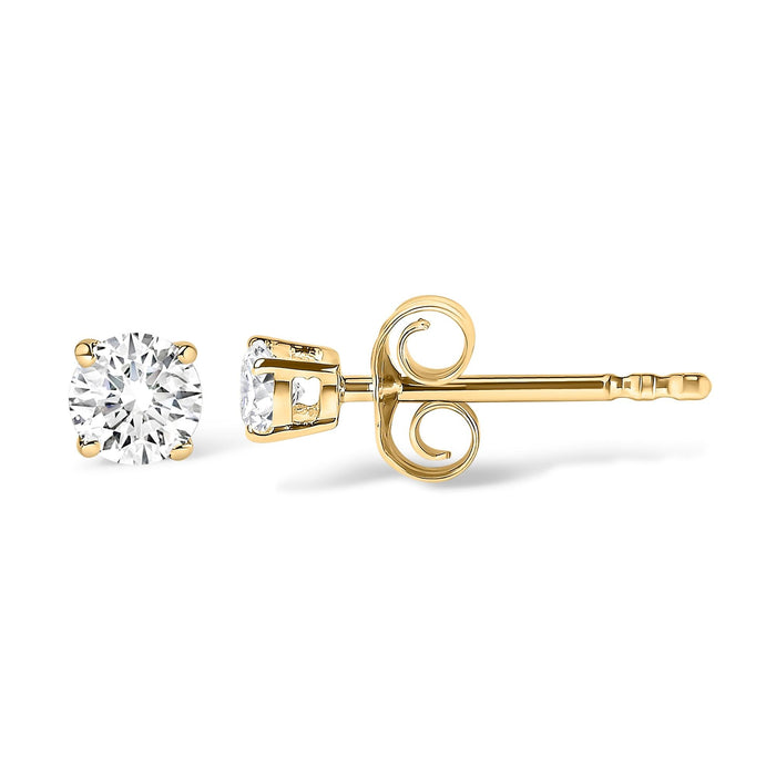 1 Ct. T.W. Lab-Grown Diamond Solitaire Stud Earrings in 14K Gold, photo 8